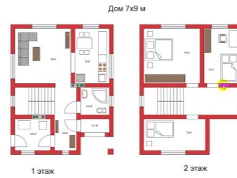 Красивые проекты двухэтажных домов из пеноблоков