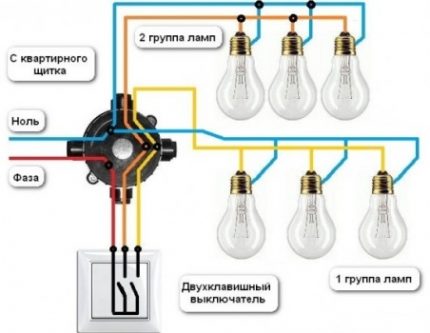 Подключение двойного выключателя: нормы и схемы + инструктаж по монтажу