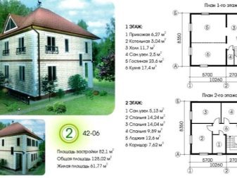 Красивые проекты двухэтажных домов из пеноблоков