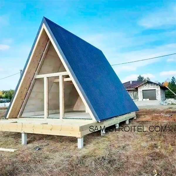 Как я построил дом A-Frame своими руками: от идеи до готового проекта