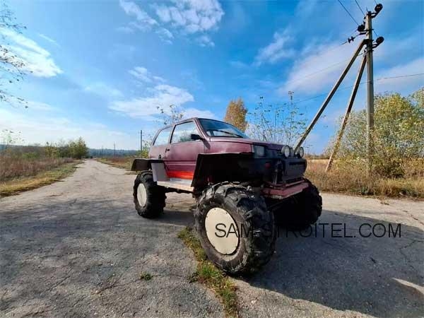 Полноприводный монстр из Оки: вездеход сделанный своими руками