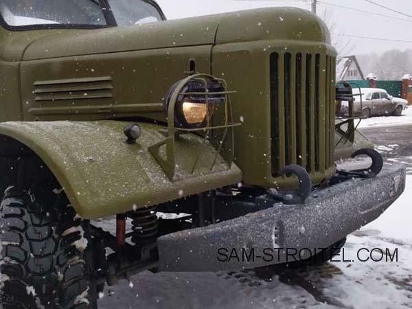 Авто самоделка пикап с кабиной от грузовика ЗИЛ-157