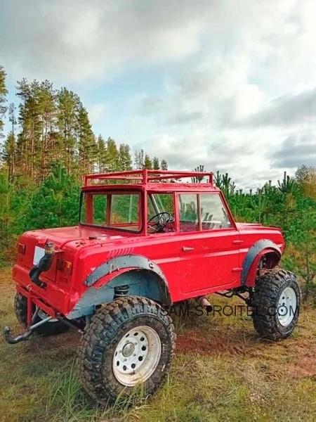 Самодельный автомобиль “Инвалидка” с полным приводом (12 фото)