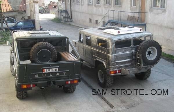 Авто самоделка внедорожник на базе ГАЗ-66