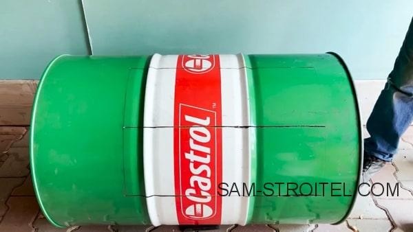 Раковина из бочки 200 л (24 фото + описание изготовления)