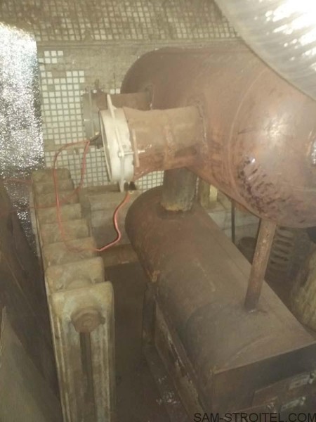 Печь из двух газовых баллонов