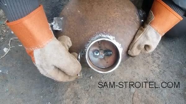 Буржуйка из газового баллона с теплообменниками (39 фото)