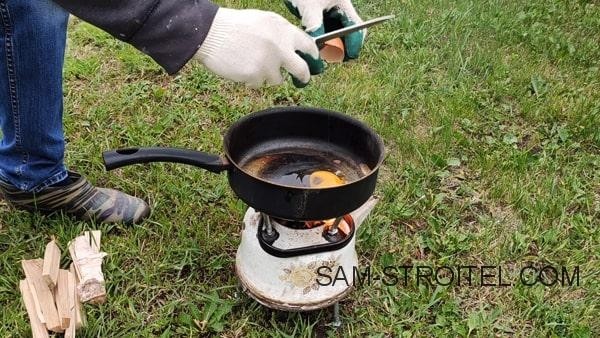 Сделал походную печь из старого чайника: 14 фото + описание изготовления