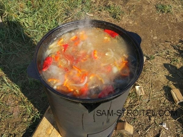Печь для казана своими руками: размеры, фото, описание изготовления
