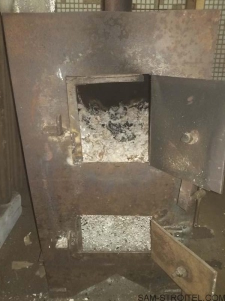 Печь из двух газовых баллонов