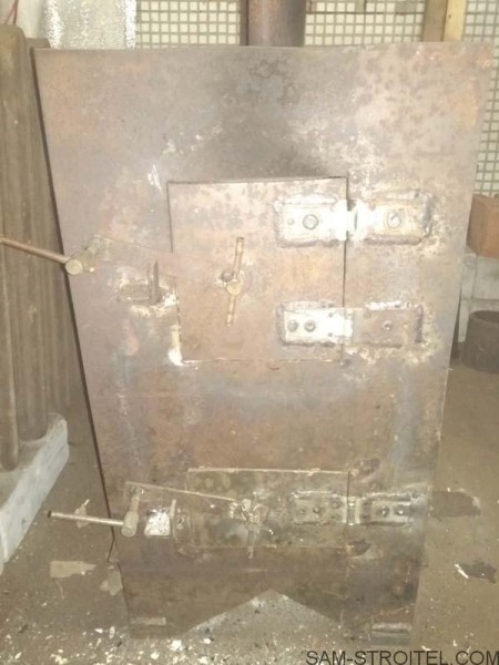 Печь из двух газовых баллонов