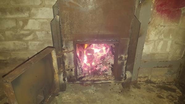 Самодельная печь буржуйка